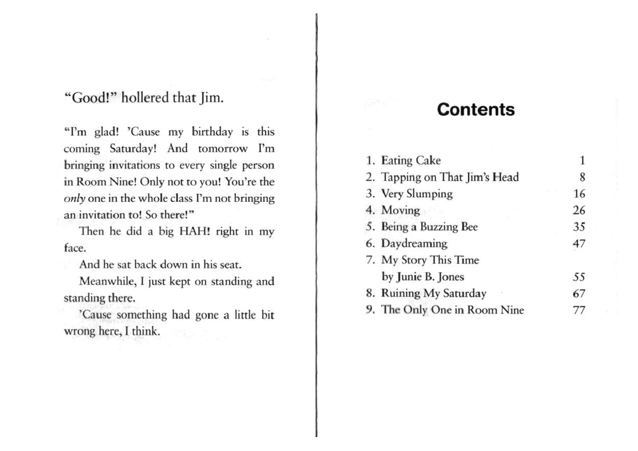 06 Junie B. Jones and that Meanie Jim's Birthday扫描版.pdf，第2页预览