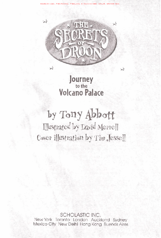 多伦的秘密英文绘本02_Journey_to_the_Volcano_Palace.pdf,第2页预览