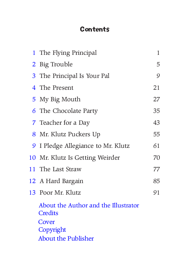 疯狂学校系列02 - Mr. Klutz Is Nuts.pdf,第4页预览