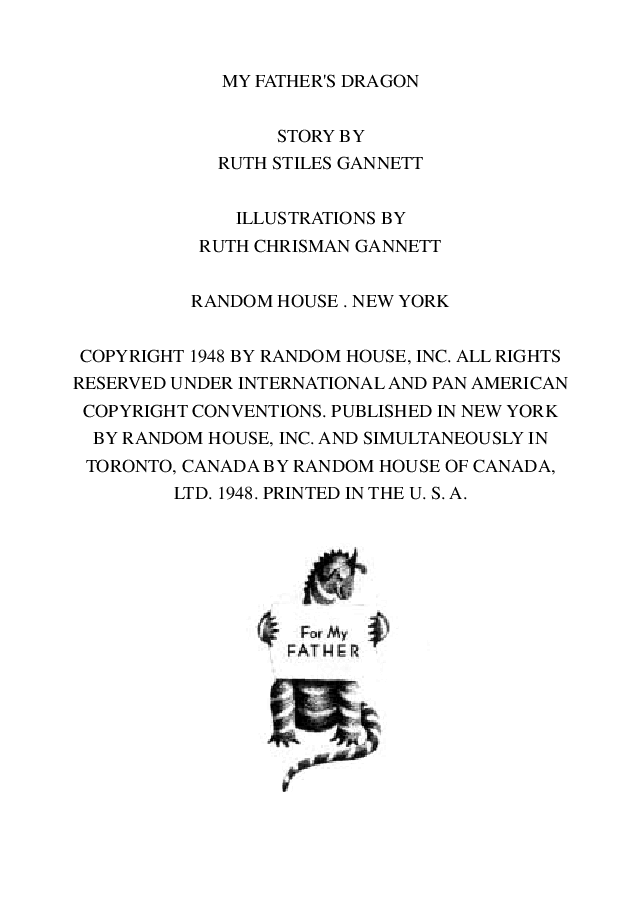 My Father's Dragon.pdf，第4页预览