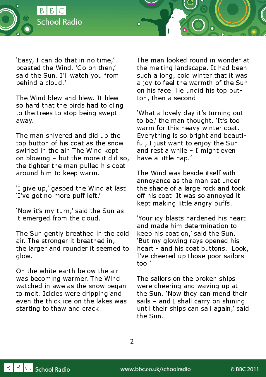 Aesop BBC的伊索寓言40故事07 the_north_wind_and_the_sun.pdf,第2页预览
