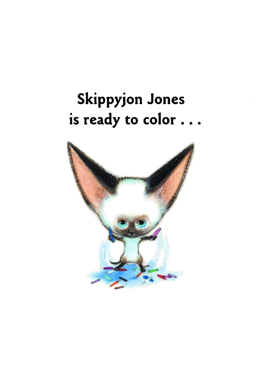 跳跳猫系列7本绘本Skippyjon_Jones-_Color_Crazy.pdf，第2页预览