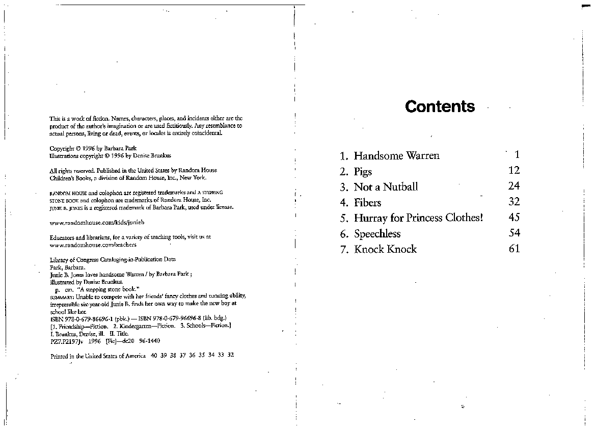 07 Junie B. loves handsome Warren.pdf,第3页预览