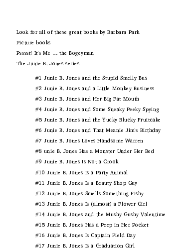 25 Junie B.Jones Jingle Bells, Batman Smells! (P.S. So Does May).pdf,第4页预览