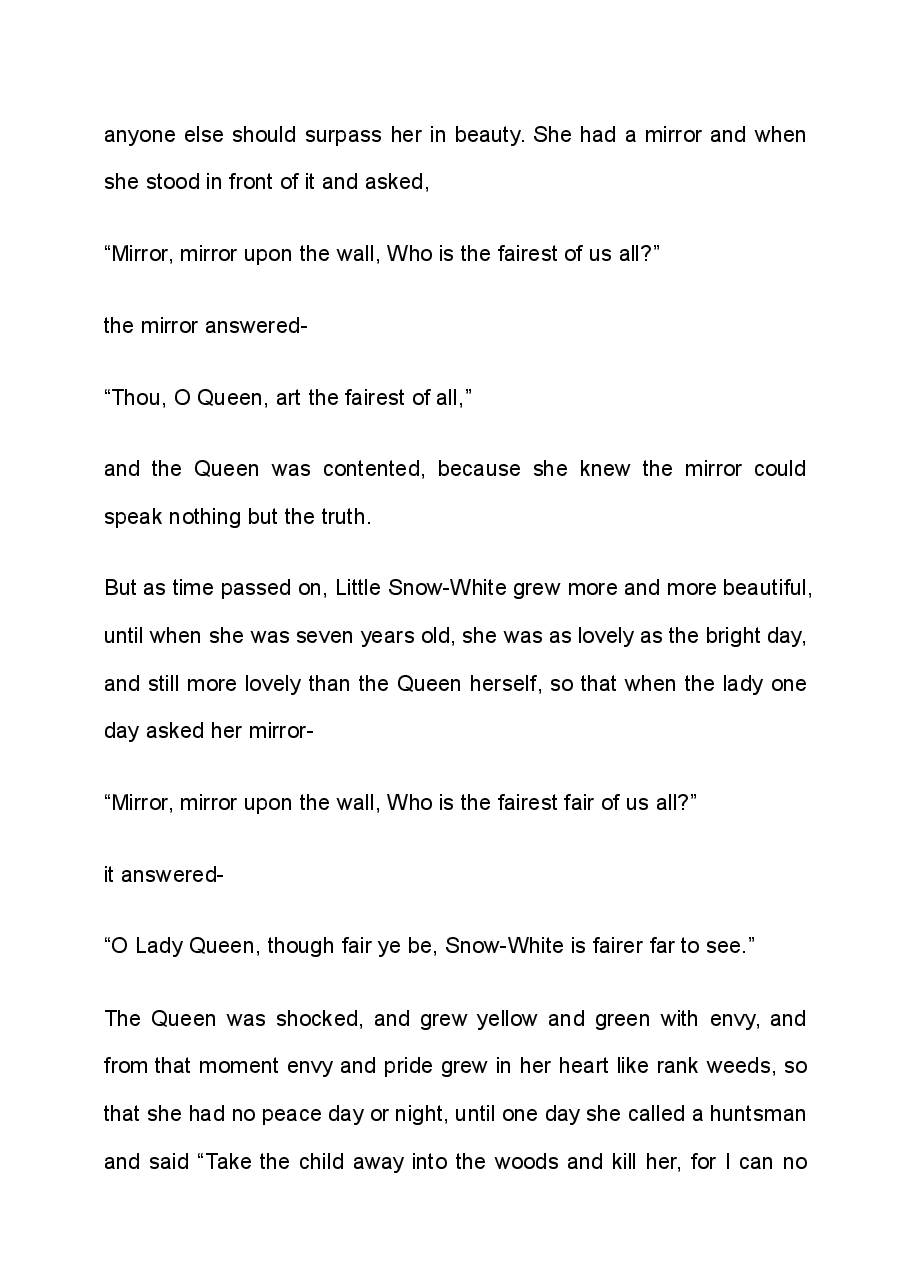 格林童话英文绘本Snow_White.pdf,第2页预览
