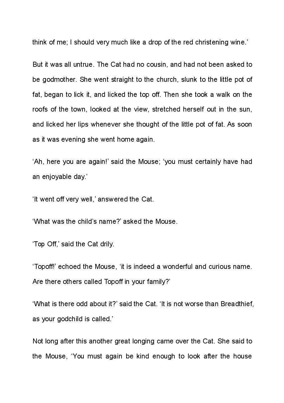 格林童话英文绘本The_Cat_and_the_Mouse_in_Partnership.pdf,第2页预览