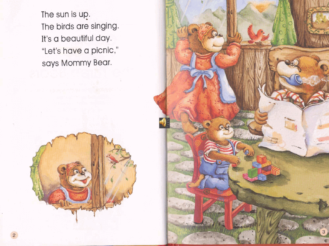 1-1-Goldilocks and the three Bears.pptx,第2页预览