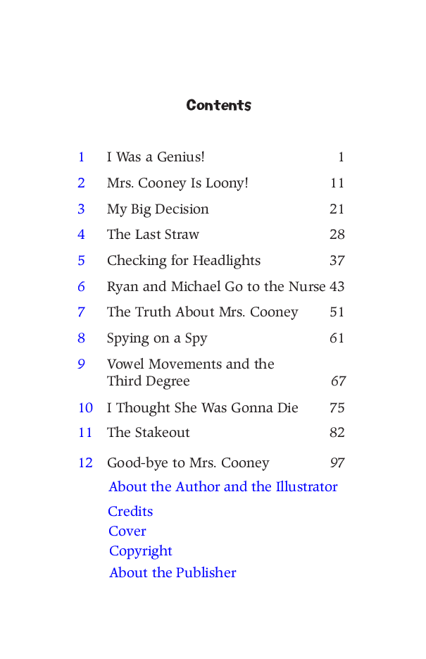 疯狂学校系列07 - Mrs. Cooney Is Loony.pdf,第4页预览