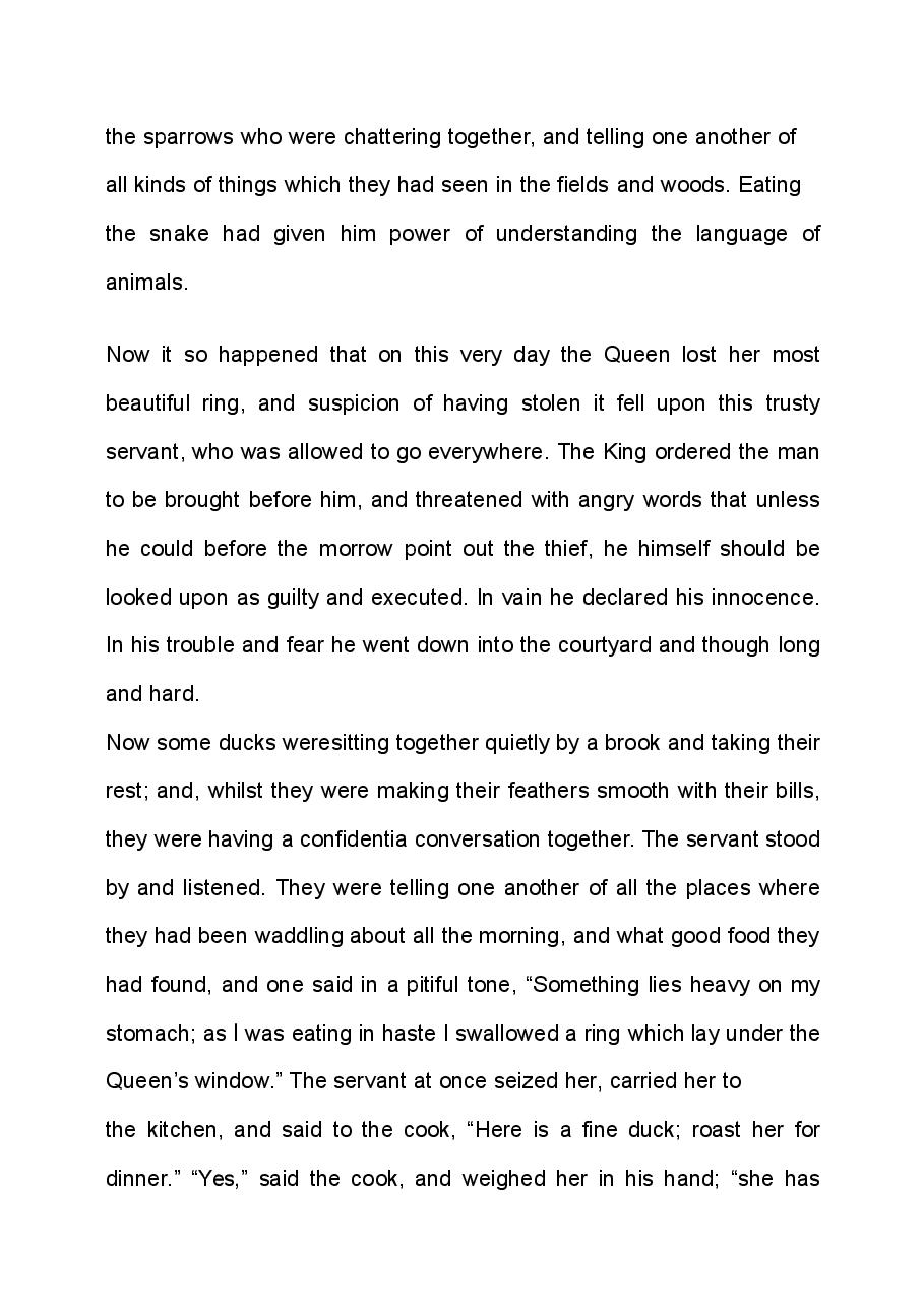格林童话英文绘本whitesnake.pdf,第2页预览