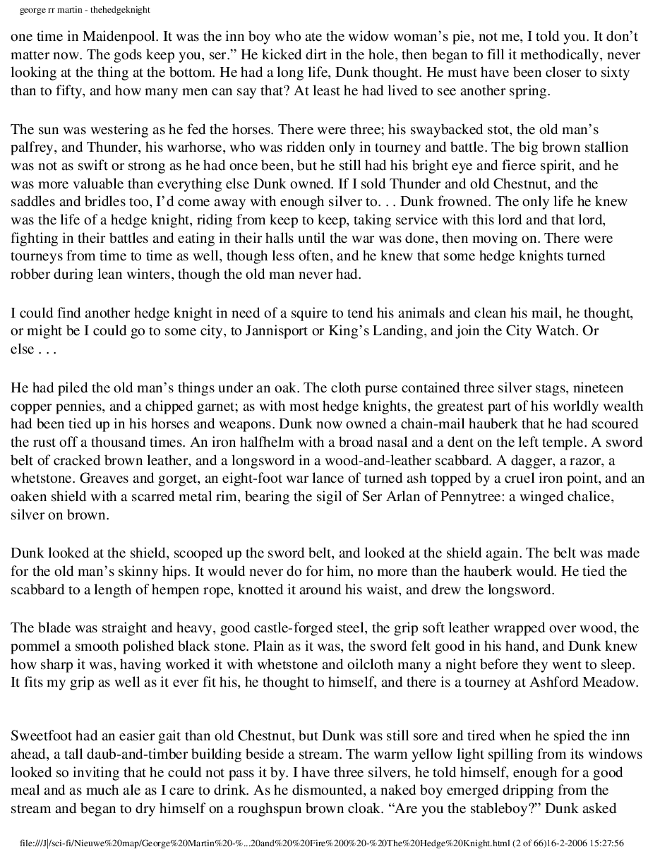 The Hedge Knight - George R. R. Martin.pdf,第2页预览