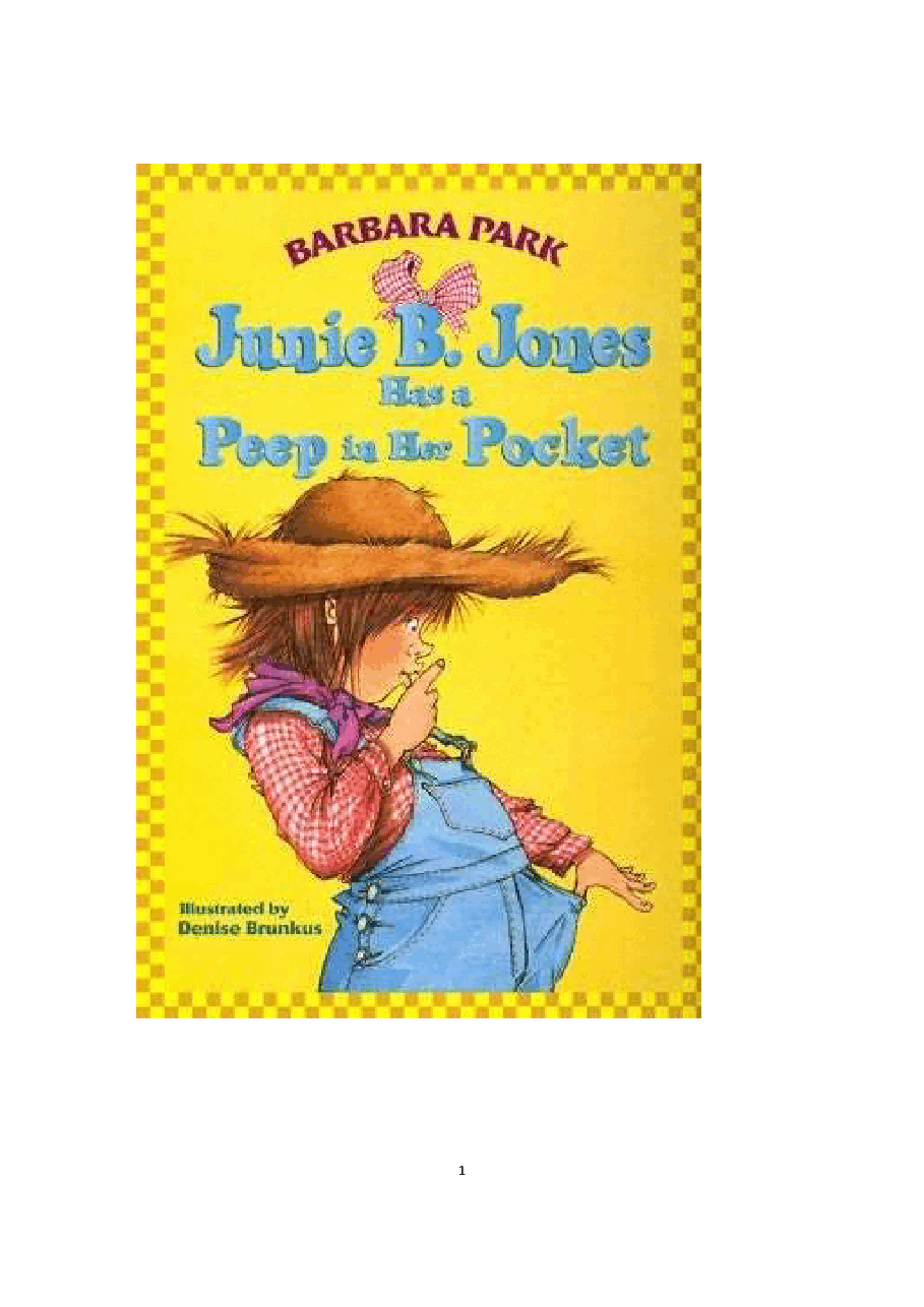 15 Junie B. Jones Has a Peep in Her Pocket - Barbara Park.pdf,第1页预览