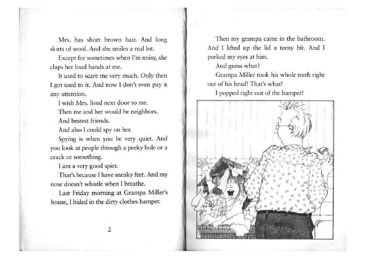 04 Junie B. Jones and sone Sneaky Peeky Spying扫描版.pdf,第4页预览