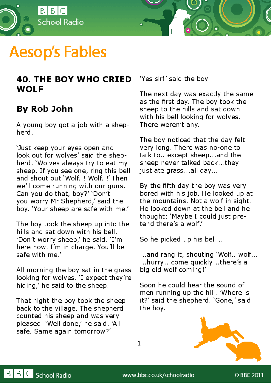 Aesop BBC的伊索寓言40故事40 the_boy_who_cried_wolf.pdf,第1页预览