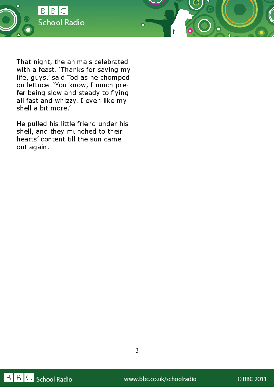 Aesop BBC的伊索寓言40故事34 the_eagle_and_the_tortoise.pdf,第3页预览
