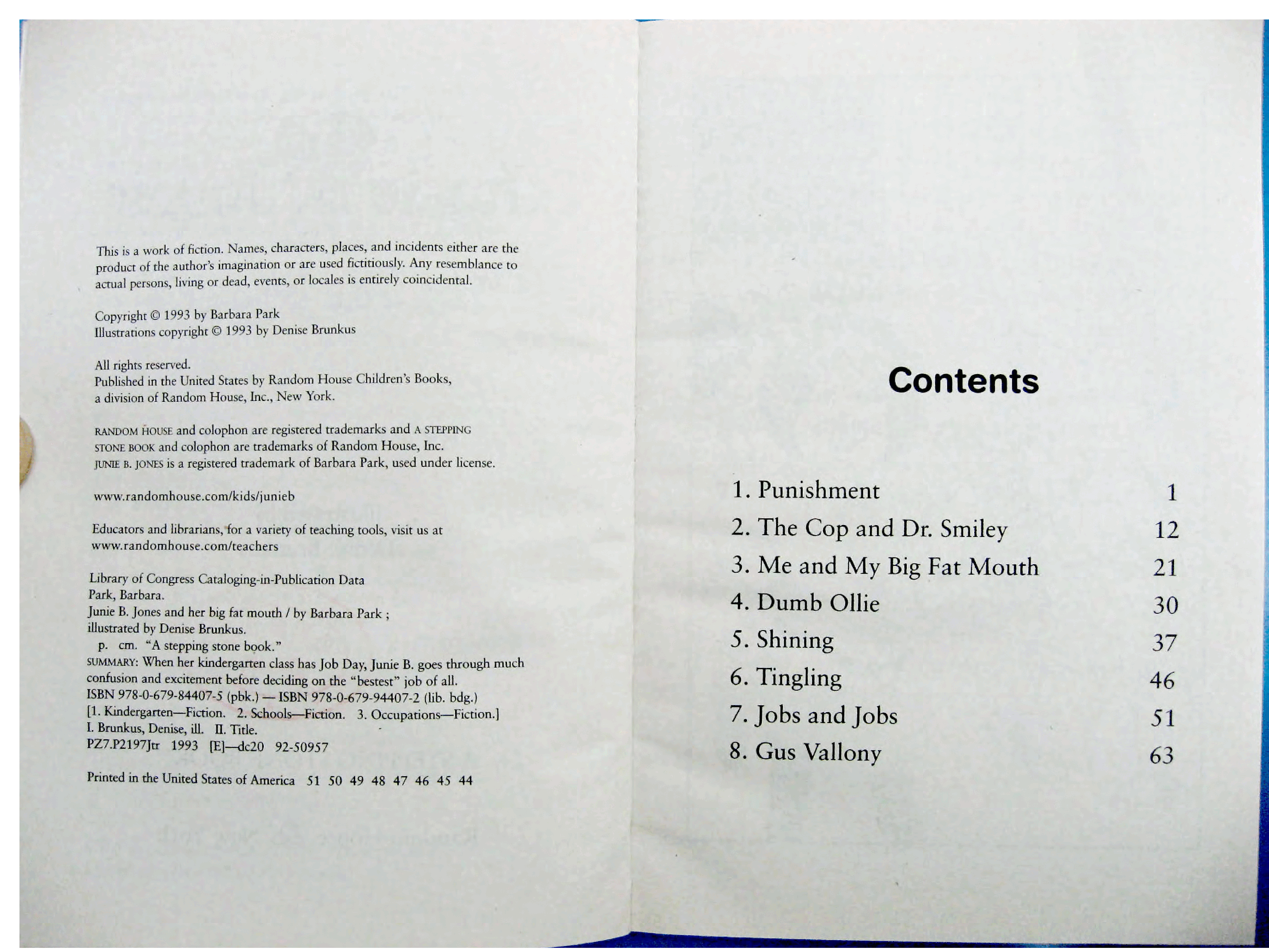 03 Junie B. Jones and Her Big Fat Mouth拍照版.pdf,第4页预览