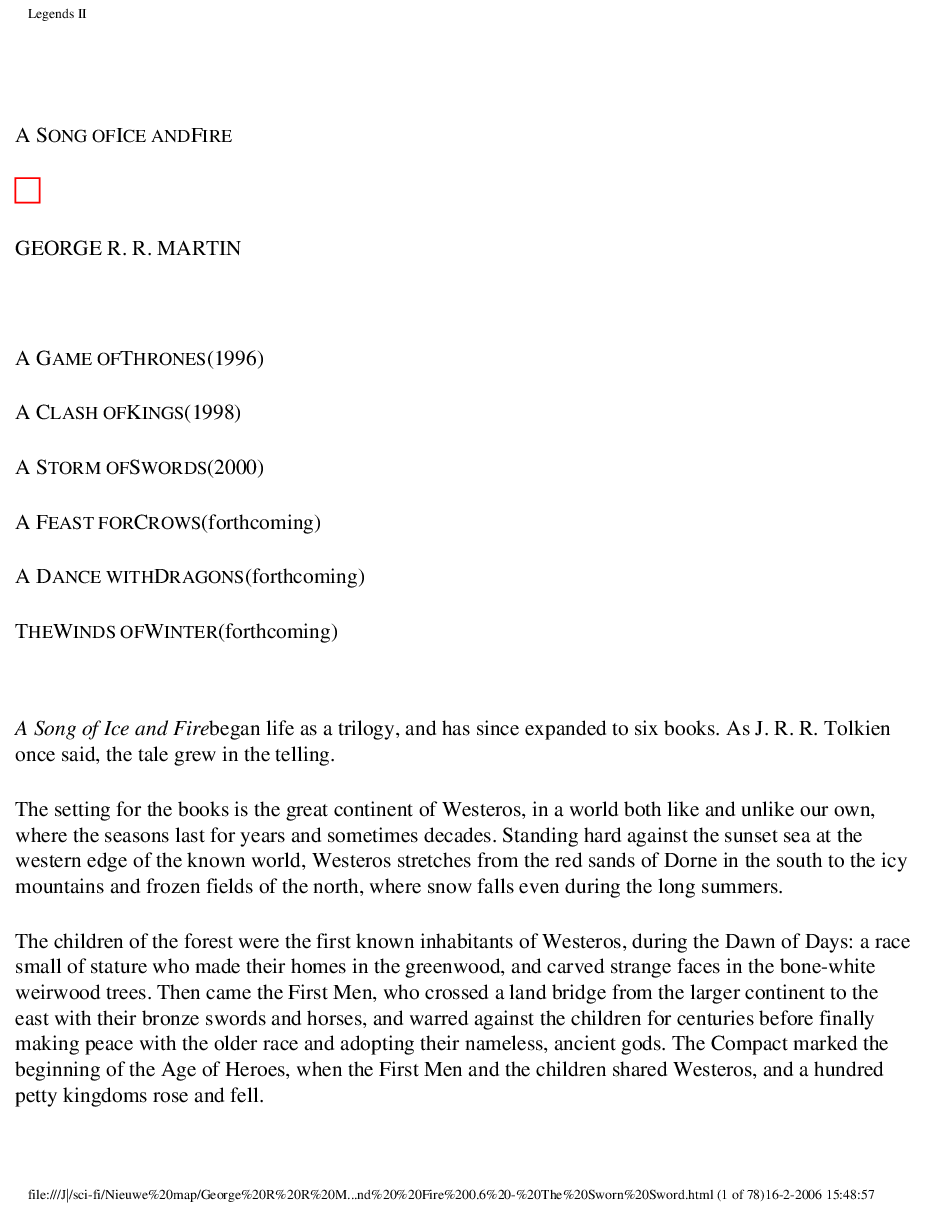 The Sworn Sword - George R. R. Martin.pdf,第1页预览