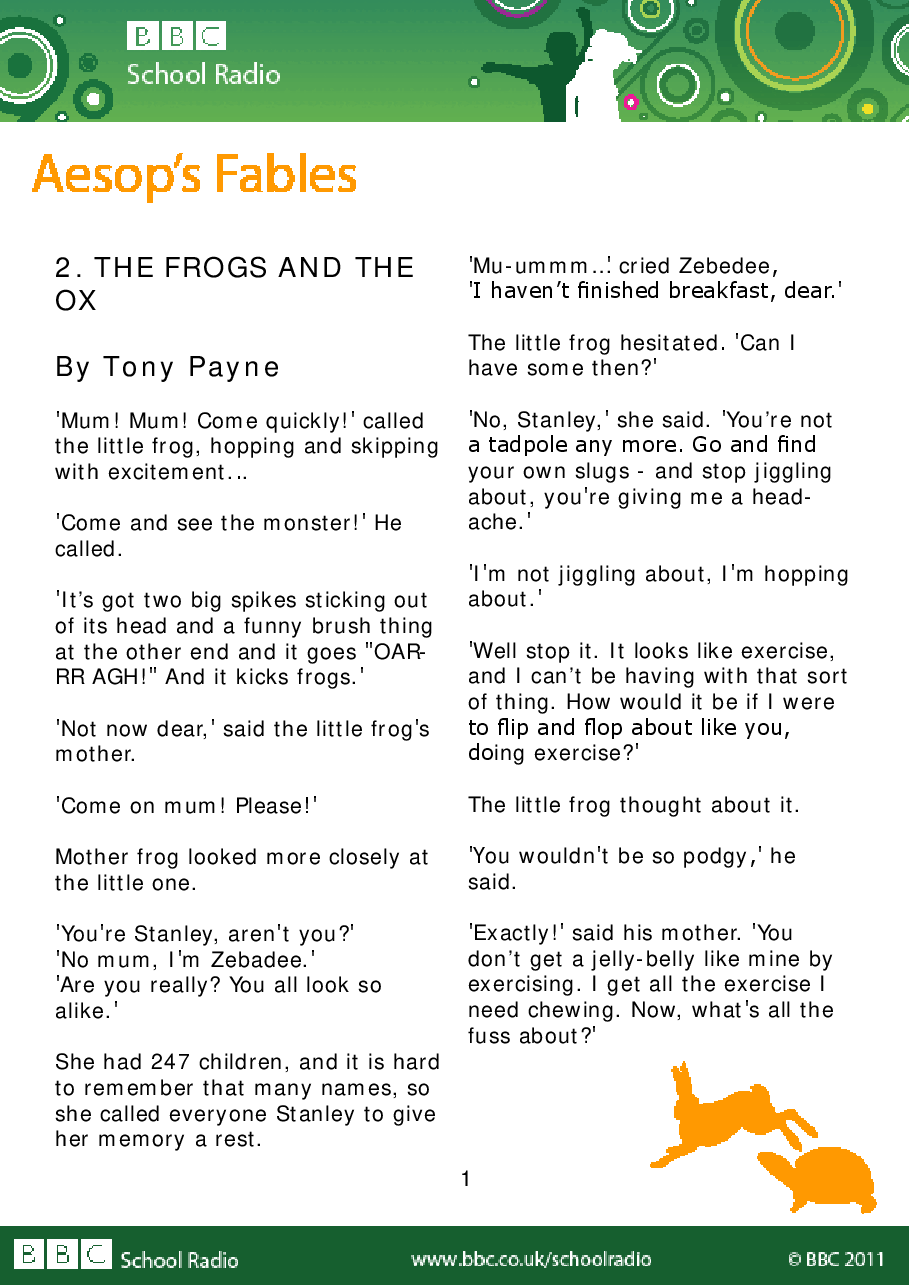 Aesop BBC的伊索寓言40故事02 the_frogs_and_the_ox.pdf,第1页预览
