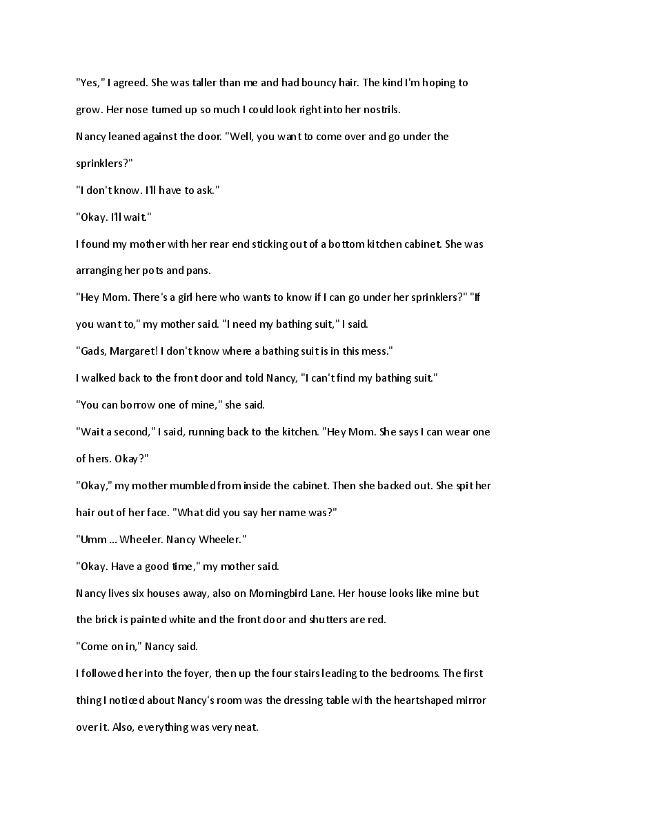 美国英文有声 Judy Blume 朱迪 布鲁姆5部Are You There God It's Me Margaret - Judy Blume.pdf,第4页预览