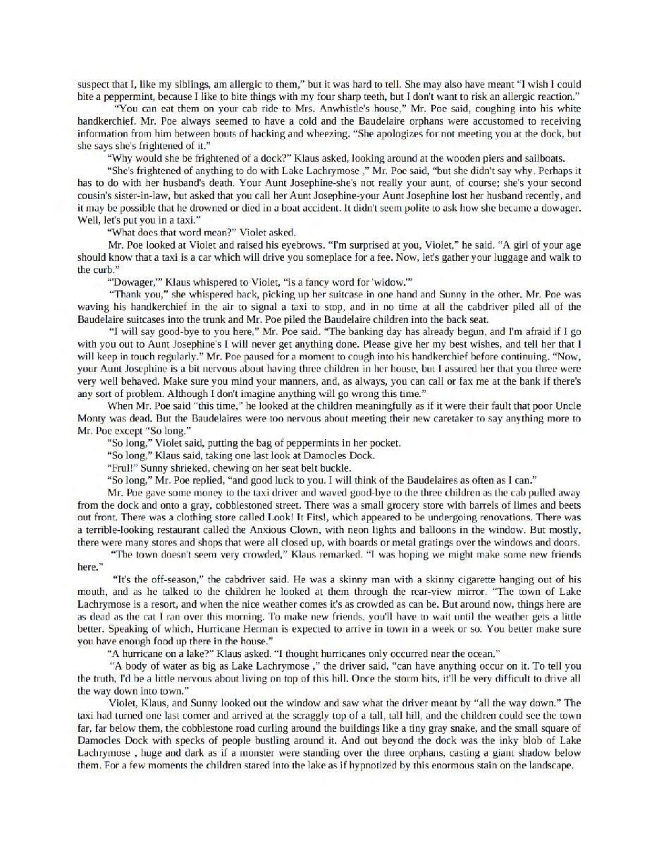 波特莱尔大遇险英文绘本A Series of Unfortunate Events 3- The Wi - Snicket_ Lemony.pdf,第4页预览
