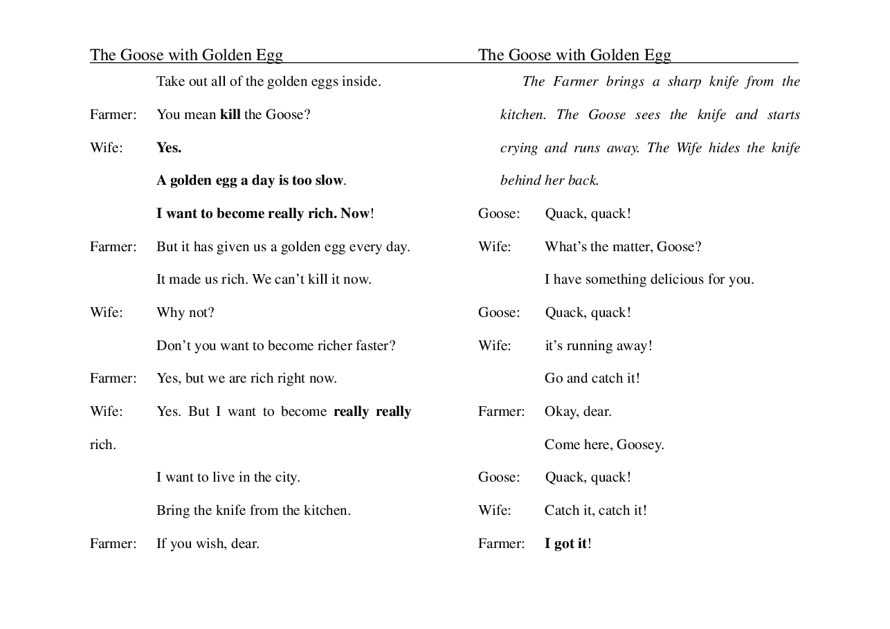 下金蛋的鹅The Goose with Golden Egg.pdf,第4页预览