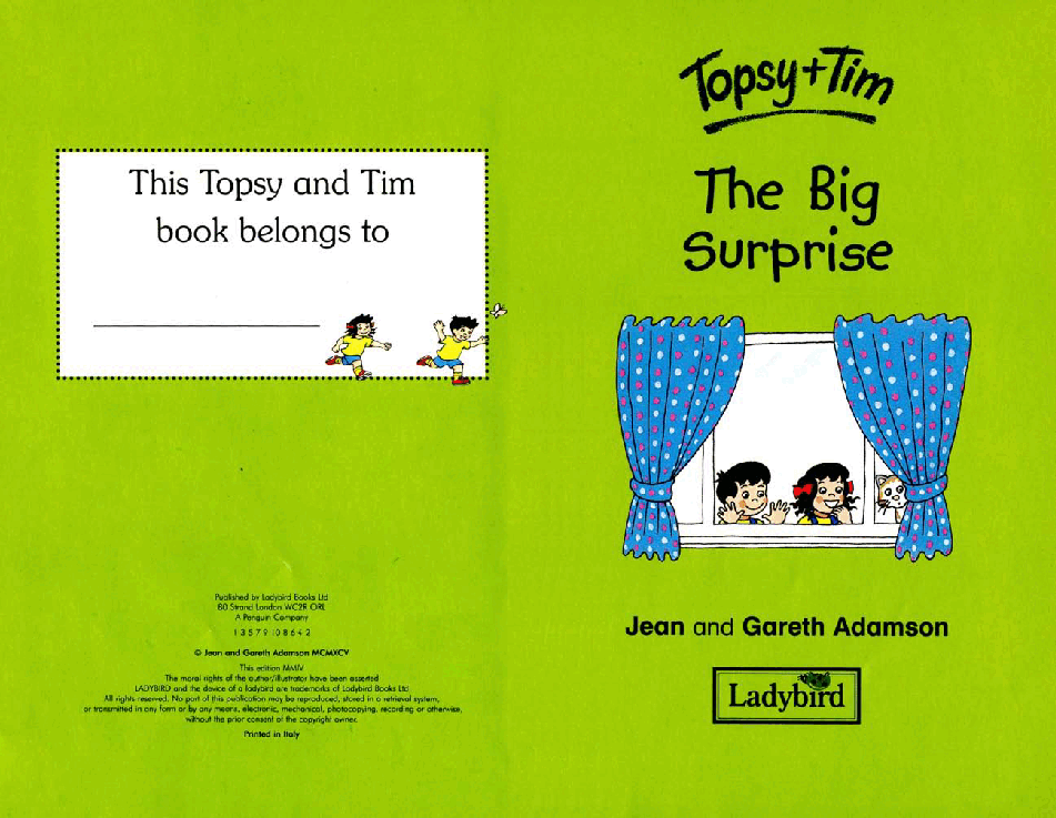 原版英文儿童书《Topsy and Tim》系列英语绘本共18本Surprise.pdf,第2页预览