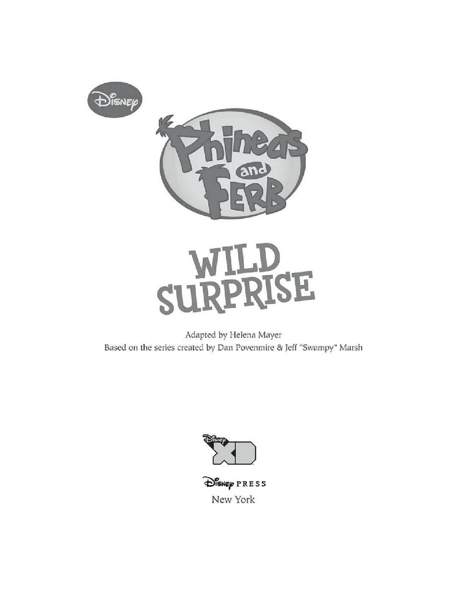 飞哥与小佛英文绘本Phineas and Ferb Novelizations 03 - Wild Surprise - Helena Mayer.pdf,第2页预览