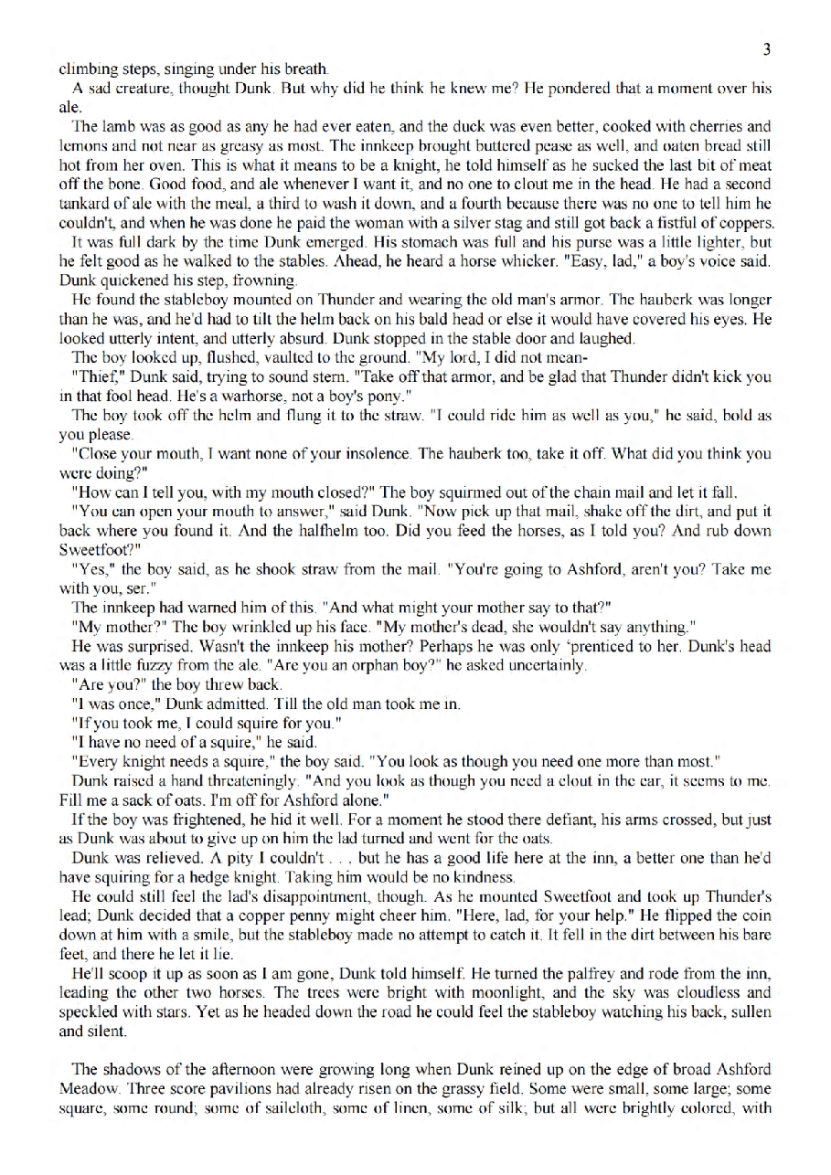 George R.R. Martin - A Song of Fire & Ice prequel01 - The Hedge Knight.pdf，第3页预览