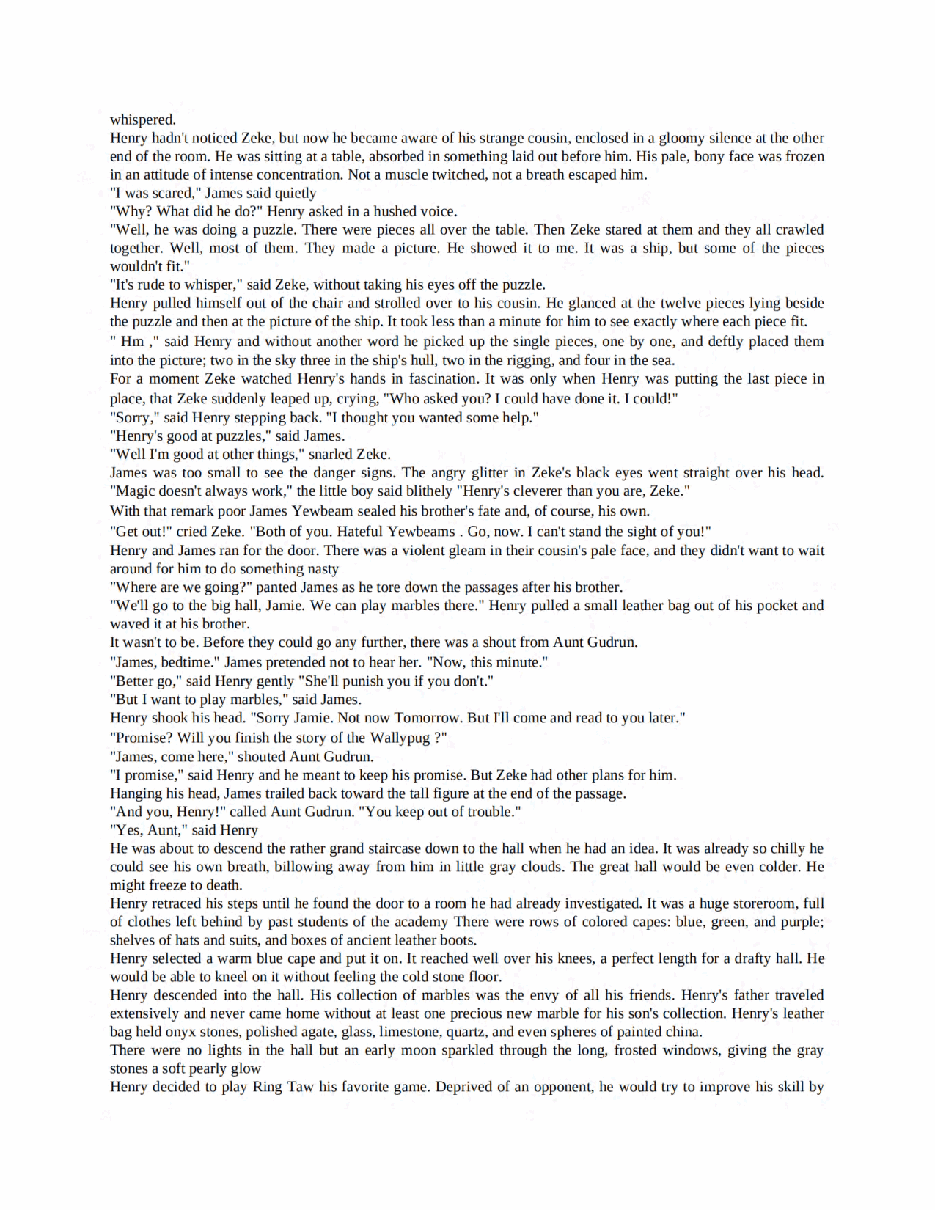 赤王的子民8部魔法记事英文绘本Charlie Bone and the Time Twister (The Children of the Red King, Book 02) - Jenny Nimmo.pdf,第4页预览