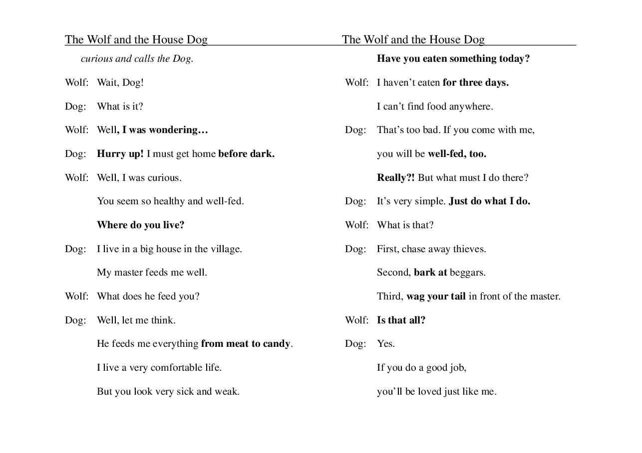 狼和家犬The Wolf and the House Dog.pdf,第3页预览