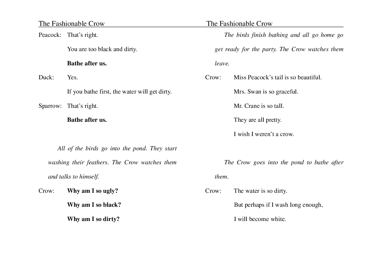 时髦的乌鸦The Fashionable Crow.pdf,第3页预览