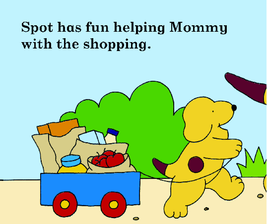 Pearson培生3-6岁低幼亲子阅读绘本38本07.spot loves his mommy.pdf,第4页预览