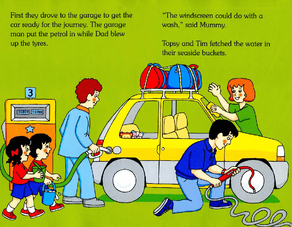 原版英文儿童书《Topsy and Tim》系列英语绘本共18本Buckets And Spades.pdf,第4页预览
