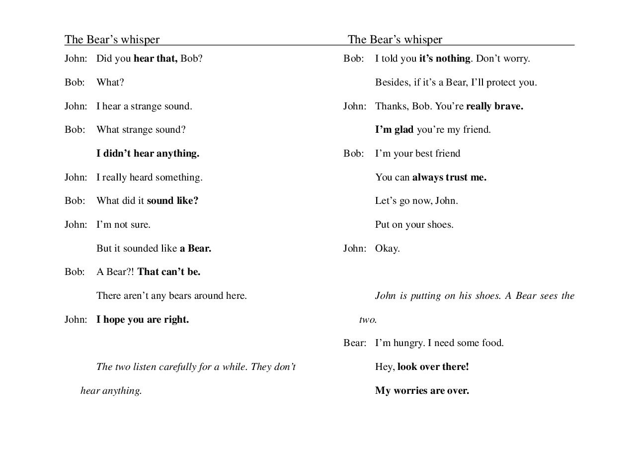熊的耳语The Bear’s whisper.pdf,第2页预览