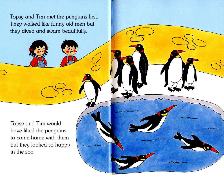原版英文儿童书《Topsy and Tim》系列英语绘本共18本Zoo.pdf,第4页预览