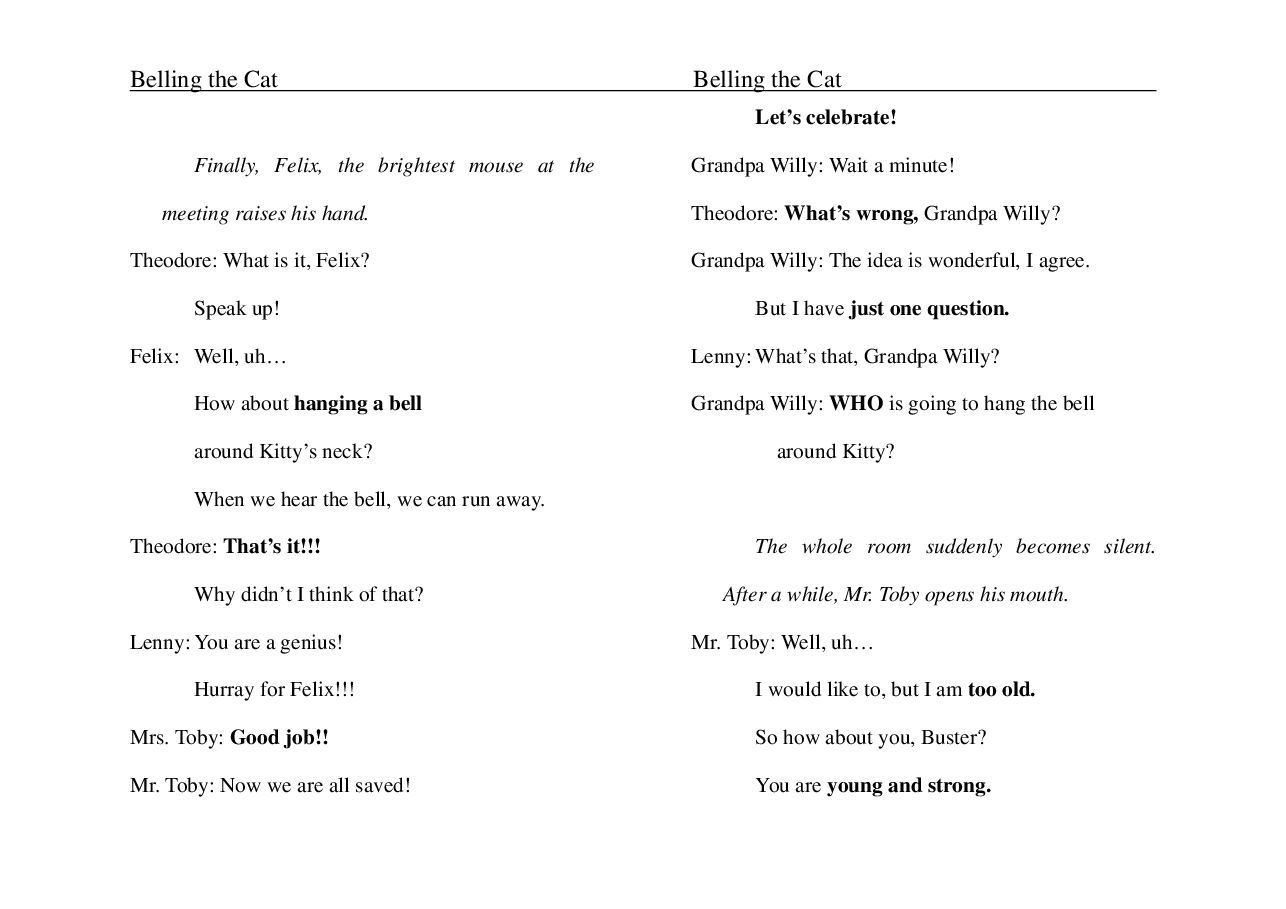 替猫带上铃铛Belling the Cat.pdf,第4页预览