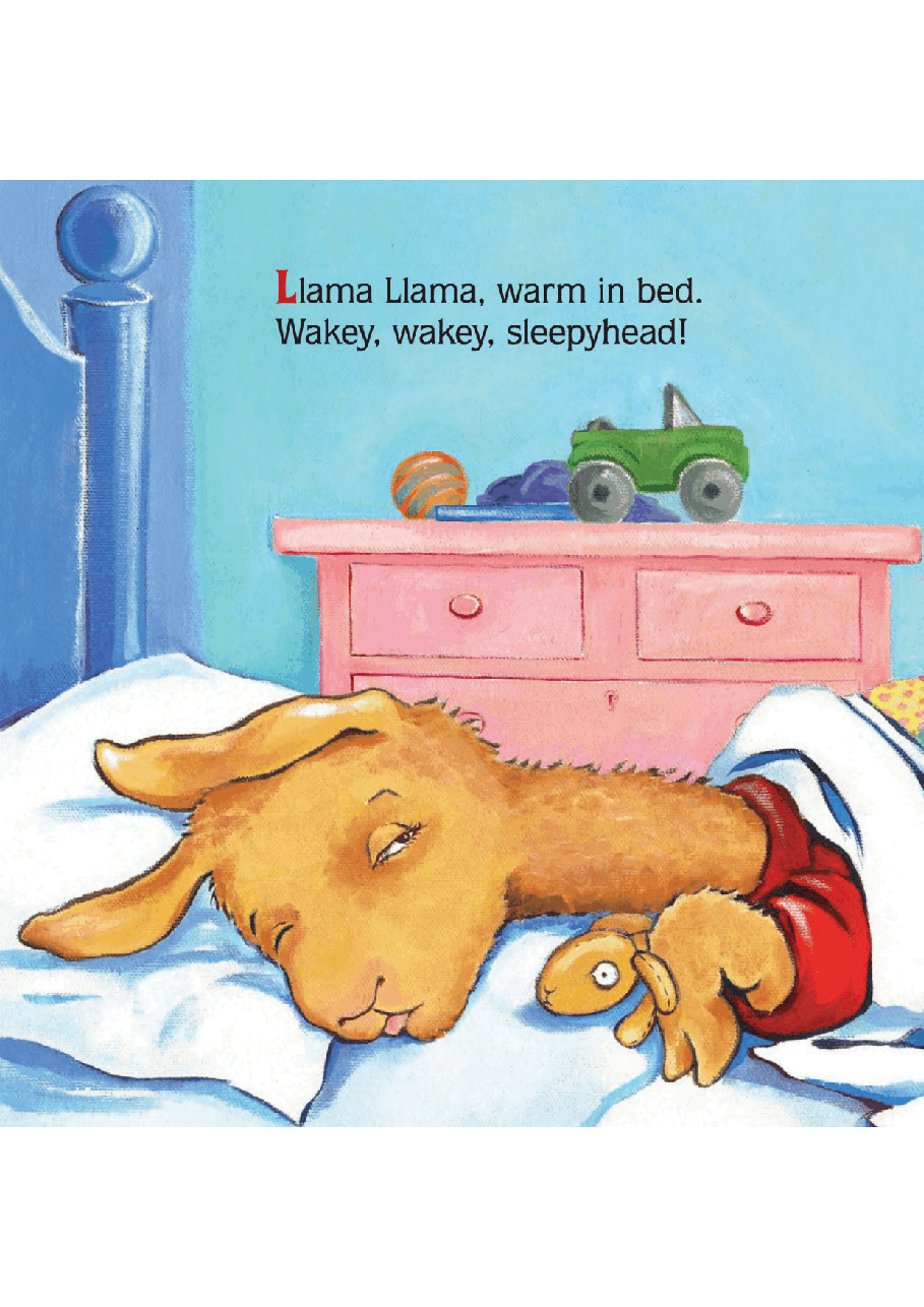 Pearson培生3-6岁低幼亲子阅读绘本38本20.llama llama misses mama.pdf，第4页预览