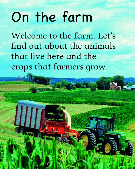 Pearson培生3-6岁低幼亲子阅读绘本38本let's Look Farm.pdf,第4页预览