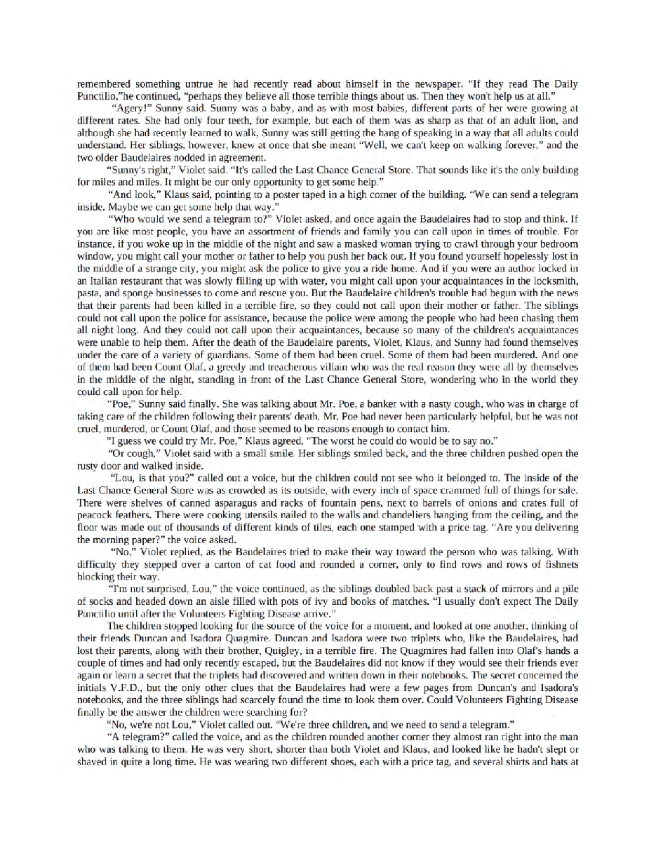 波特莱尔大遇险英文绘本A Series of Unfortunate Events 8 - The H - Snicket_ Lemony.pdf,第4页预览