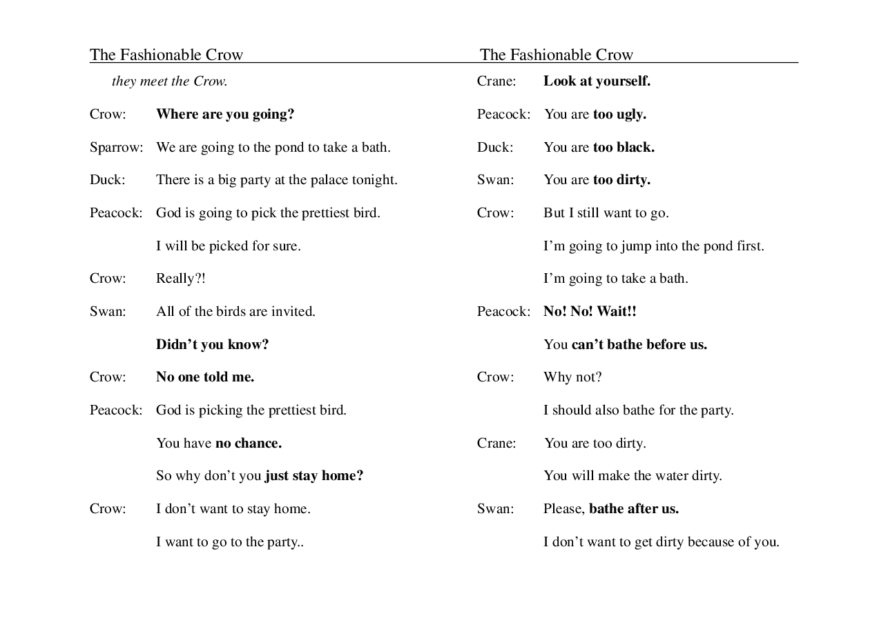 时髦的乌鸦The Fashionable Crow.pdf,第2页预览