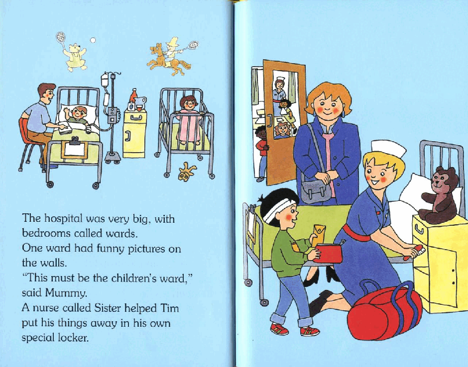 原版英文儿童书《Topsy and Tim》系列英语绘本共18本Hospital.pdf,第4页预览