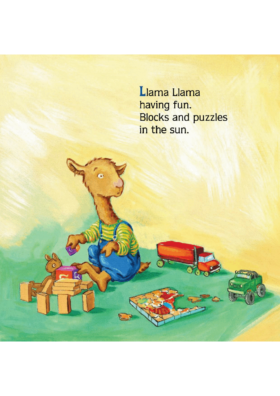 Pearson培生3-6岁低幼亲子阅读绘本38本03.Llama Llama Mad at Mama.pdf，第4页预览