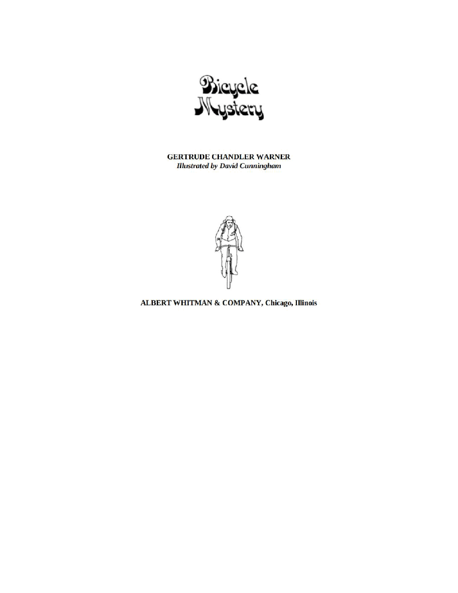 Gertrude Chandler Warner - [Boxcar Children 015] - Bicycle Mystery.pdf，第3页预览