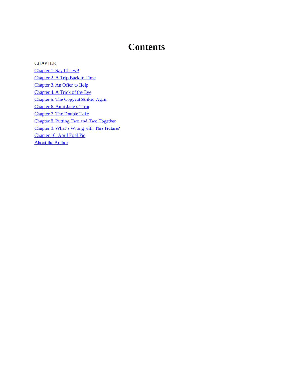 Gertrude Chandler Warner - [Boxcar Children 083] - The Copycat Mystery.pdf，第4页预览