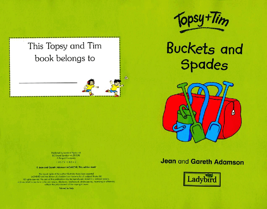 原版英文儿童书《Topsy and Tim》系列英语绘本共18本Buckets And Spades.pdf,第2页预览