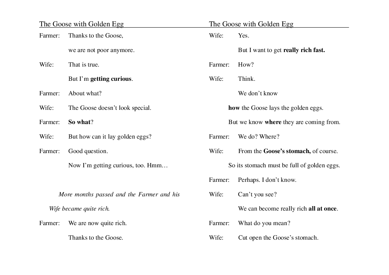 下金蛋的鹅The Goose with Golden Egg.pdf,第3页预览