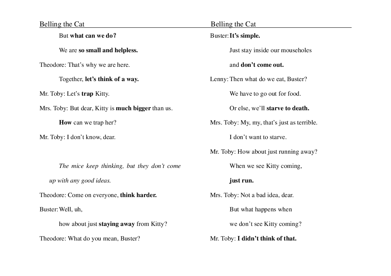 替猫带上铃铛Belling the Cat.pdf,第3页预览