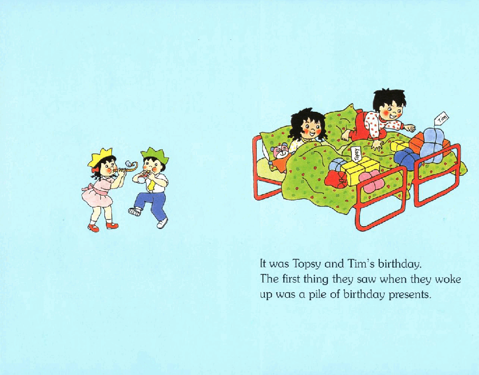 原版英文儿童书《Topsy and Tim》系列英语绘本共18本birthday.pdf,第3页预览