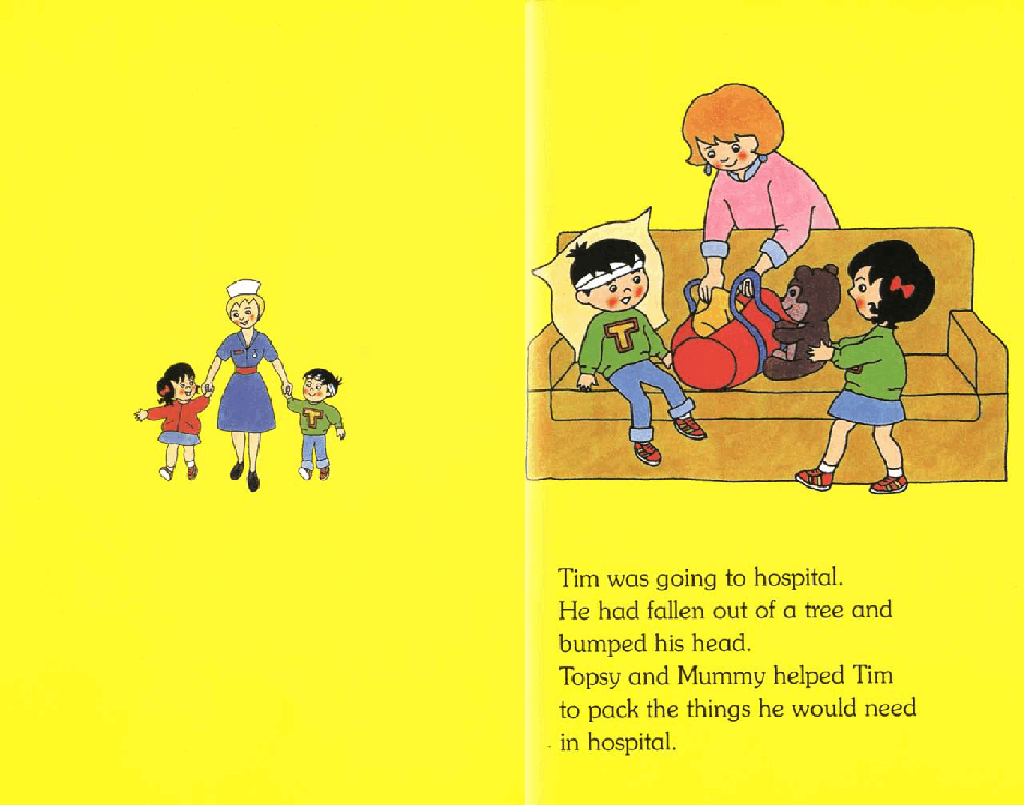 原版英文儿童书《Topsy and Tim》系列英语绘本共18本Hospital.pdf,第3页预览