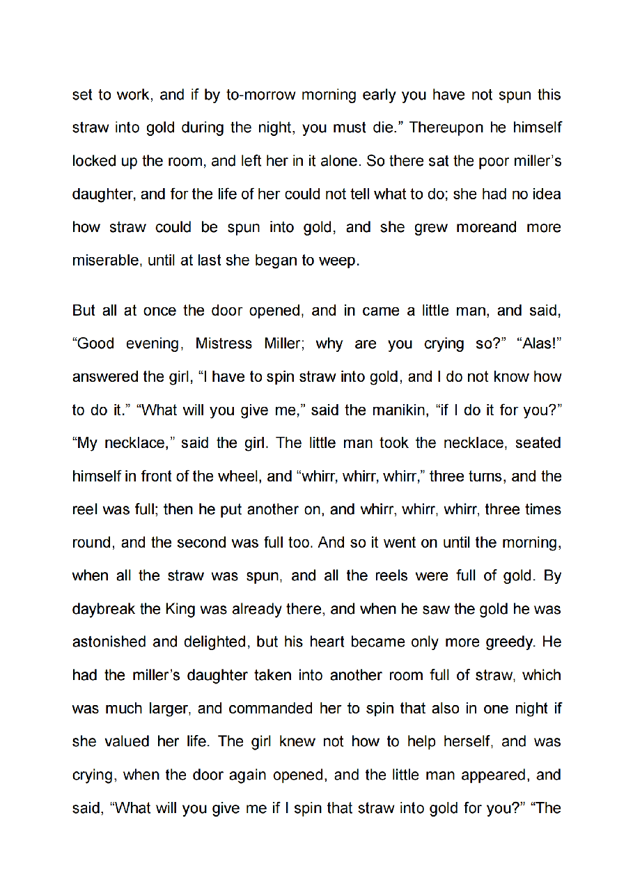 格林童话英文绘本rumpelstiltskin.pdf,第2页预览