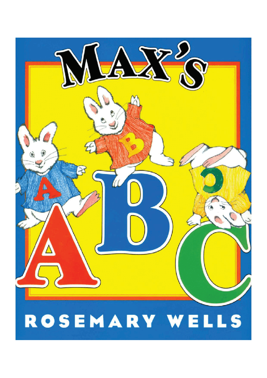 Pearson培生3-6岁低幼亲子阅读绘本38本10.Max's ABC.pdf,第1页预览